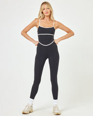 Ace Jumpsuit - Black-Cream | LSPACE For Sale