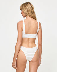 Liv Bikini Top - Lurex Stripe | LSPACE Online