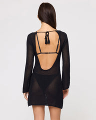 Cleo Cover-Up Dress - Black | LSPACE Online