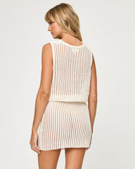 Crochet Knit Mini Skirt - LSPACE Sander Skirt | LSPACE Online