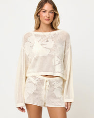 LSPACE Island Time Sweater - Cream | LSPACE US