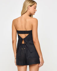 Tessa White Linen Strapless Top - LSPACE | LSPACE Outlet