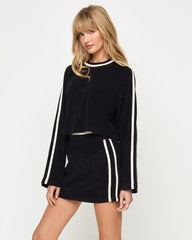Tempo Pullover - Black-Cream | LSPACE For Sale