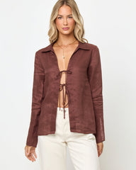 LSPACE Venice Shirt - Cafe | LSPACE Online
