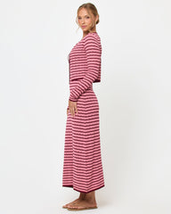 LSPACE Rosalie Cardigan - Strawberry Stripe | LSPACE Website Store