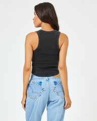 LSPACE Ash Tank - Black | LSPACE Outlet