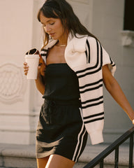 Decker Dress - Black-Cream | LSPACE On Sale