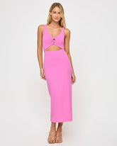 Pink Sleeveless Midi Dress - LSPACE Camille Dress | LSPACE On Sale