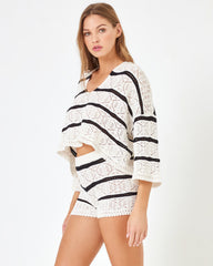 LSPACE Striped Diamond Eyes Hoody - Starcrossed Stripe | LSPACE Near Me