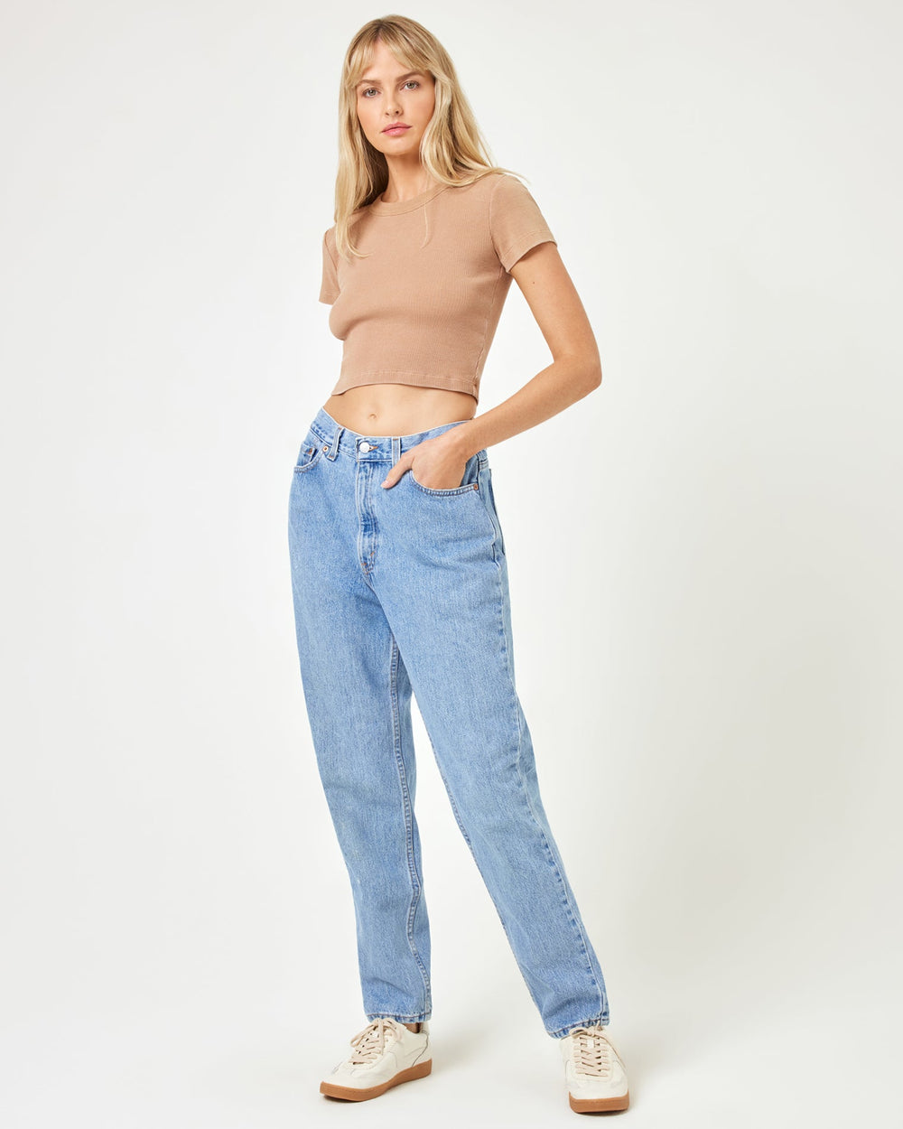 aligrace Michelle Tilted Denim Pant | LSPACE US