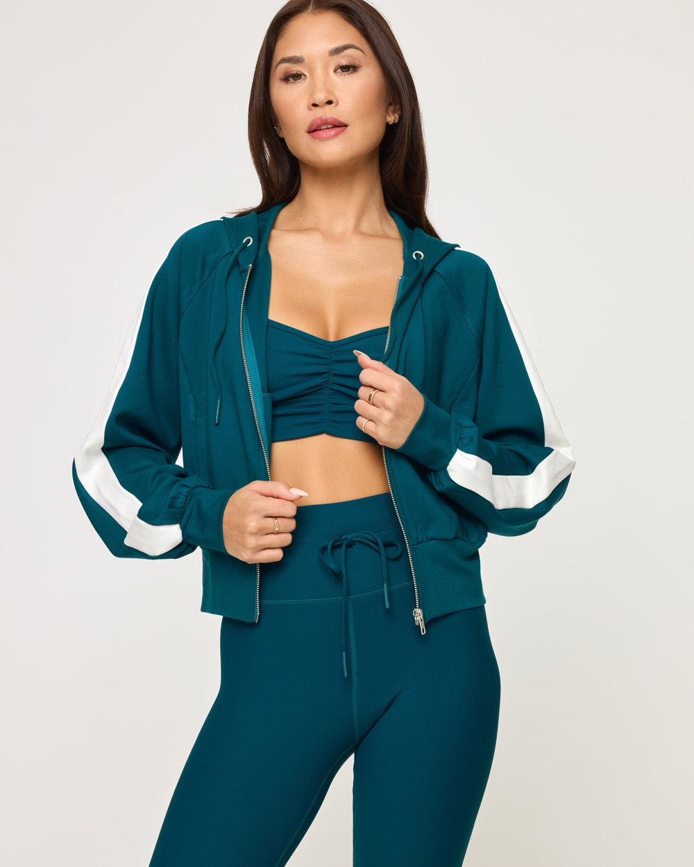 LSPACE Back To Back Jacket - Deepteal-Cream | LSPACE Online