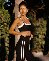 LSPACE Sutton Pant - Black-Cream | LSPACE Near Me