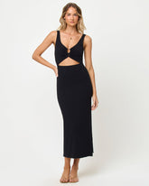 Midi Sleeveless Black Dress - LSPACE Camille Dress | LSPACE Website Store