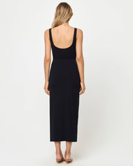 Midi Sleeveless Black Dress - LSPACE Camille Dress | LSPACE Website Store