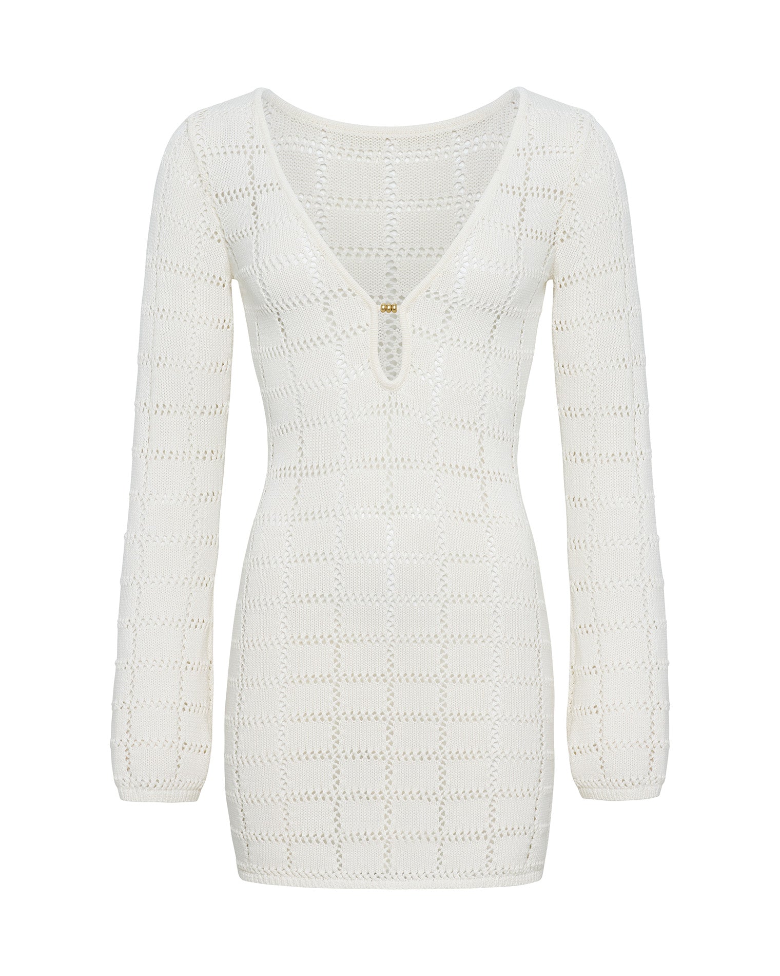 Cream Crochet Mini Dress - LSPACE Jessa Mini | LSPACE On Sale