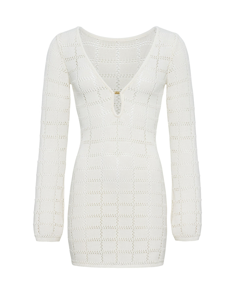 Cream Crochet Mini Dress - LSPACE Jessa Mini | LSPACE On Sale