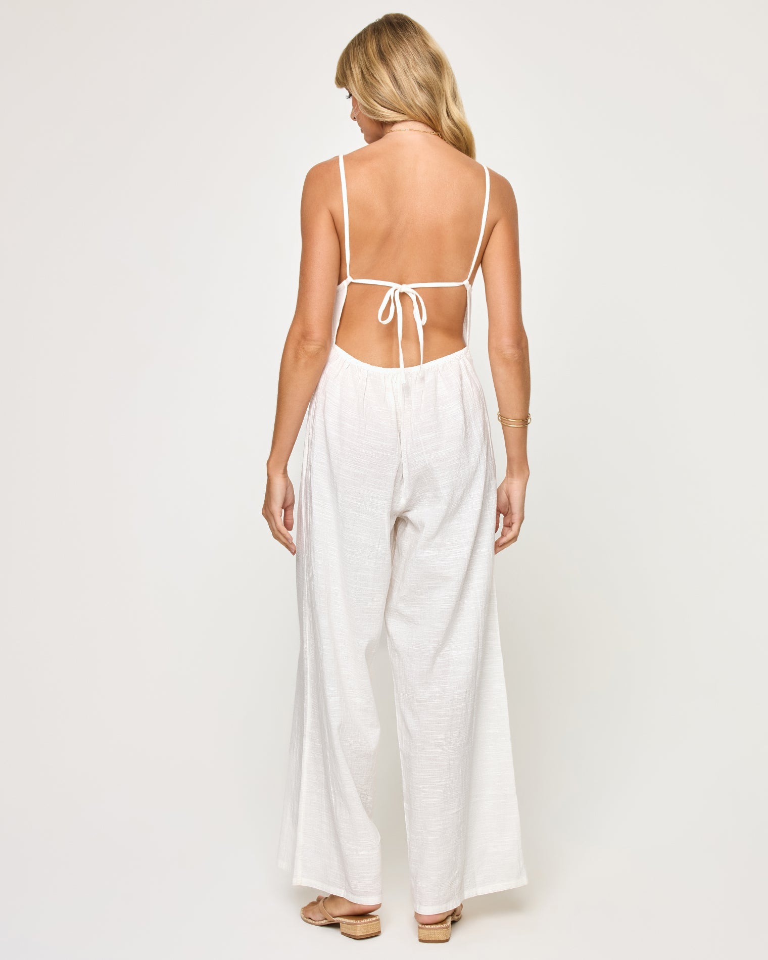 Jaida Jumpsuit - White | LSPACE On Sale