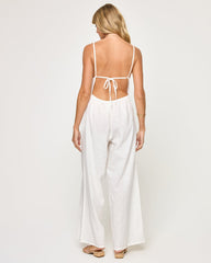 Jaida Jumpsuit - White | LSPACE On Sale