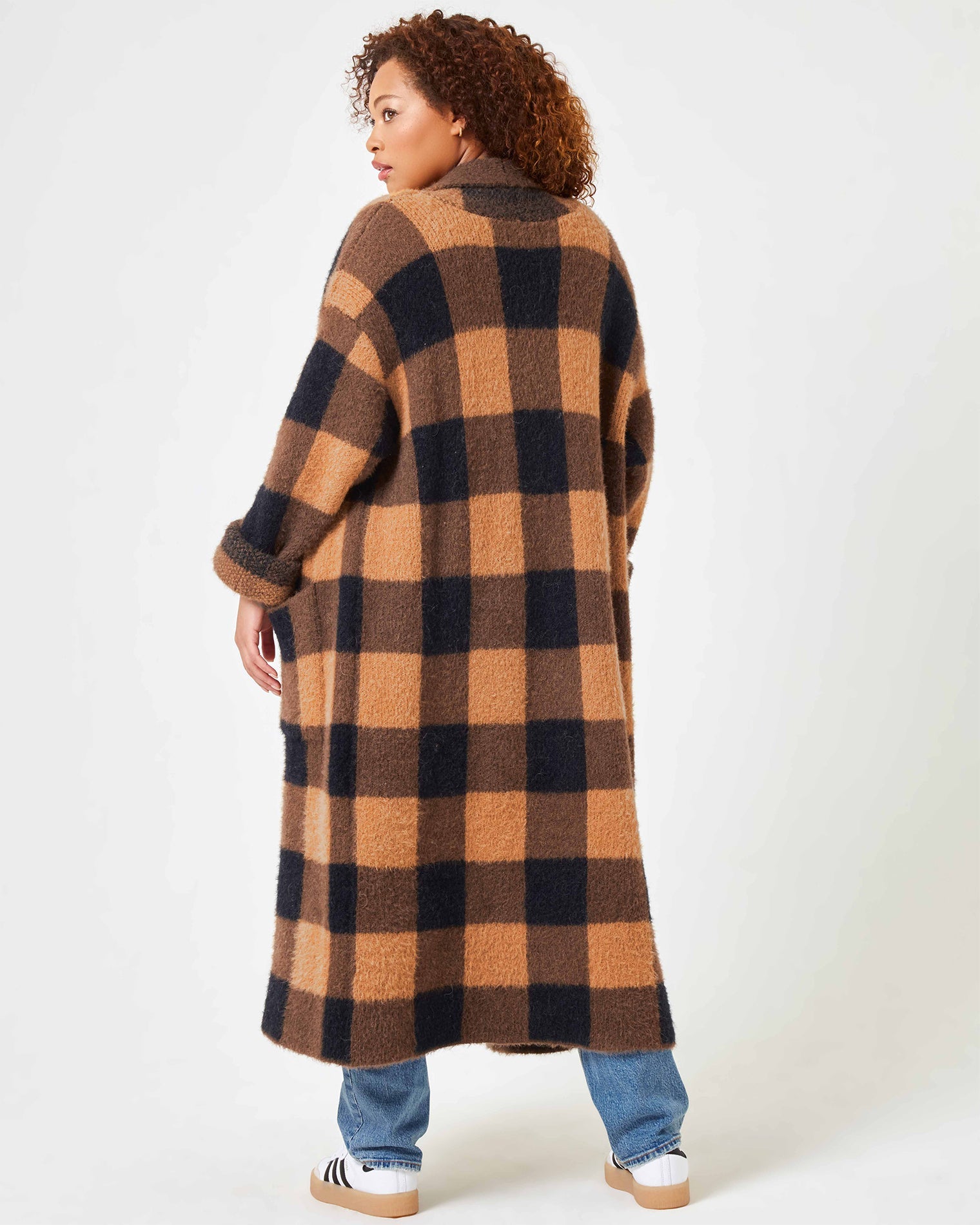 Ultra Soft Plaid Sweater Coat - LSPACE Harlow Jacket | LSPACE Outlet