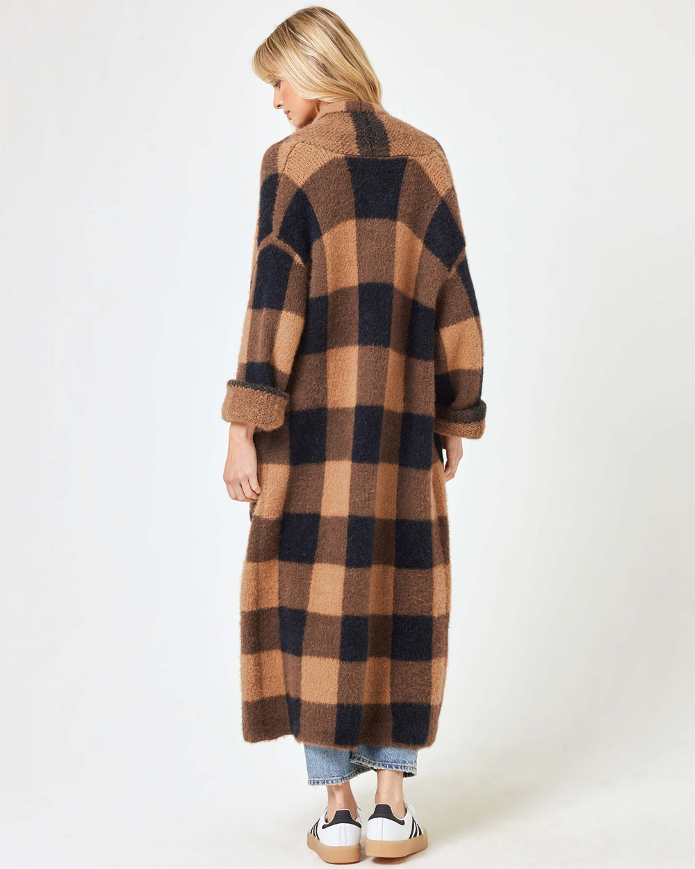 Ultra Soft Plaid Sweater Coat - LSPACE Harlow Jacket | LSPACE Outlet