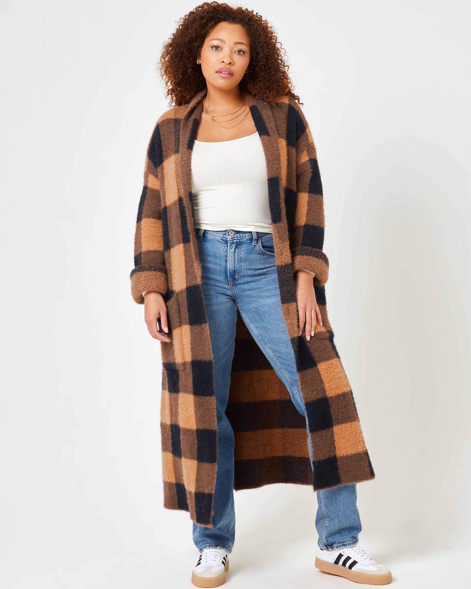 Ultra Soft Plaid Sweater Coat - LSPACE Harlow Jacket | LSPACE Outlet
