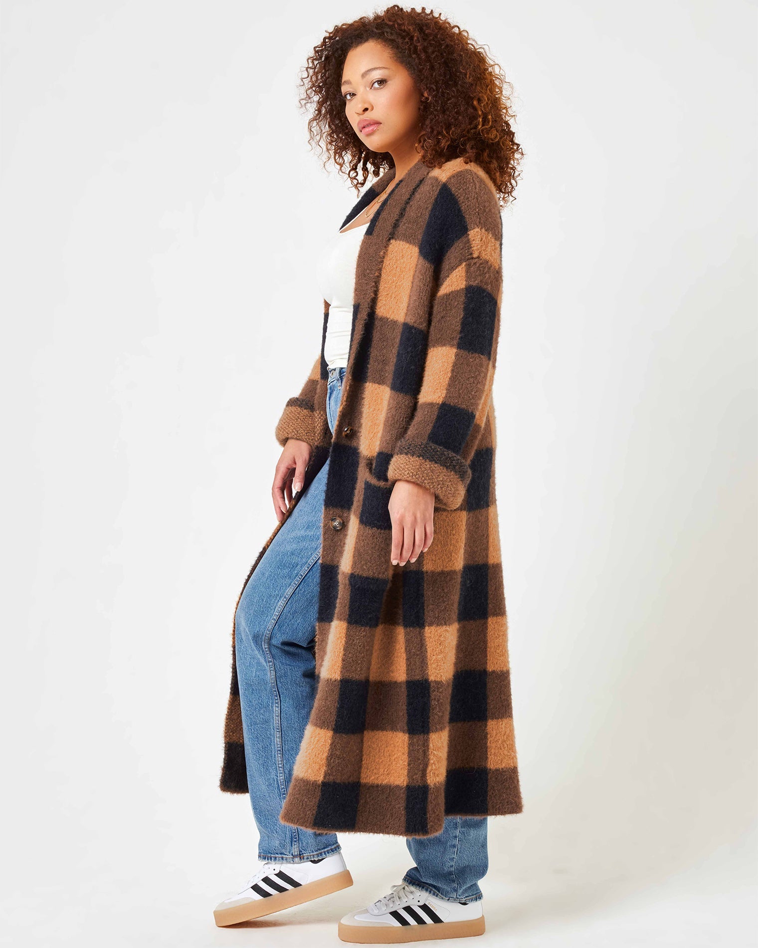Ultra Soft Plaid Sweater Coat - LSPACE Harlow Jacket | LSPACE Outlet