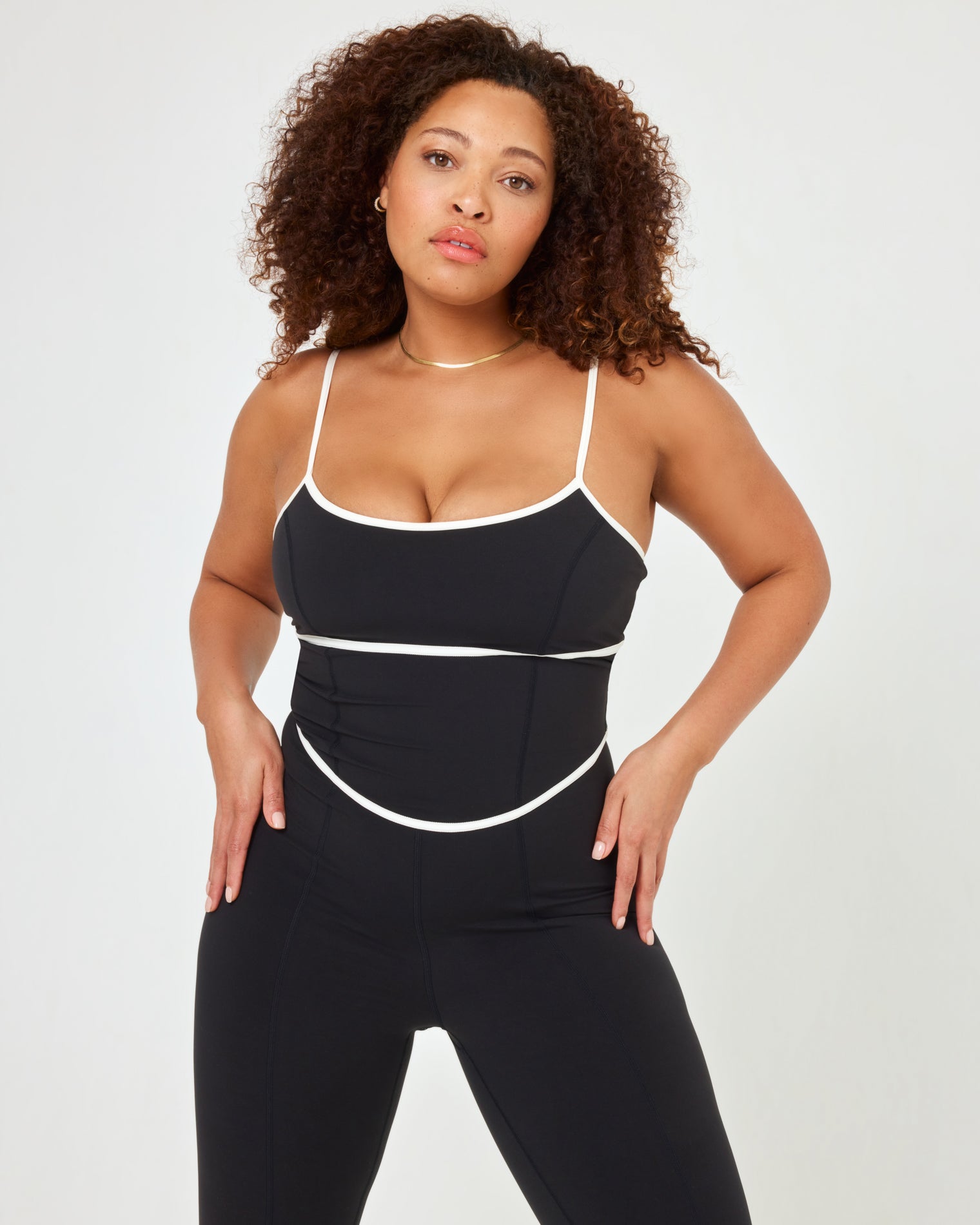 Ace Jumpsuit - Black-Cream | LSPACE For Sale