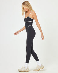 Ace Jumpsuit - Black-Cream | LSPACE For Sale