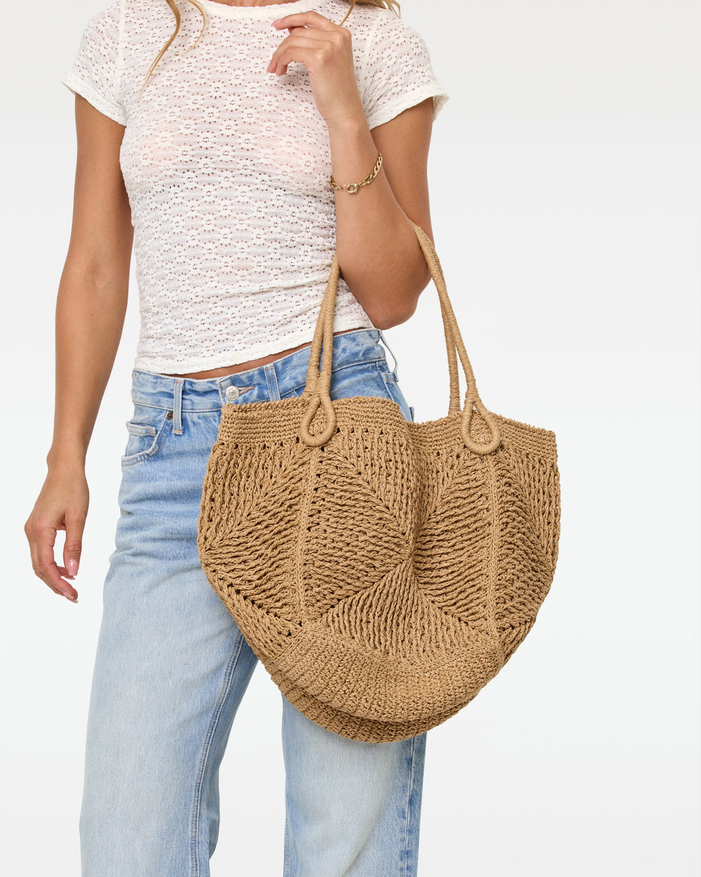 Raffia Beach Bag & Tote - LSPACE Paloma | LSPACE For Sale