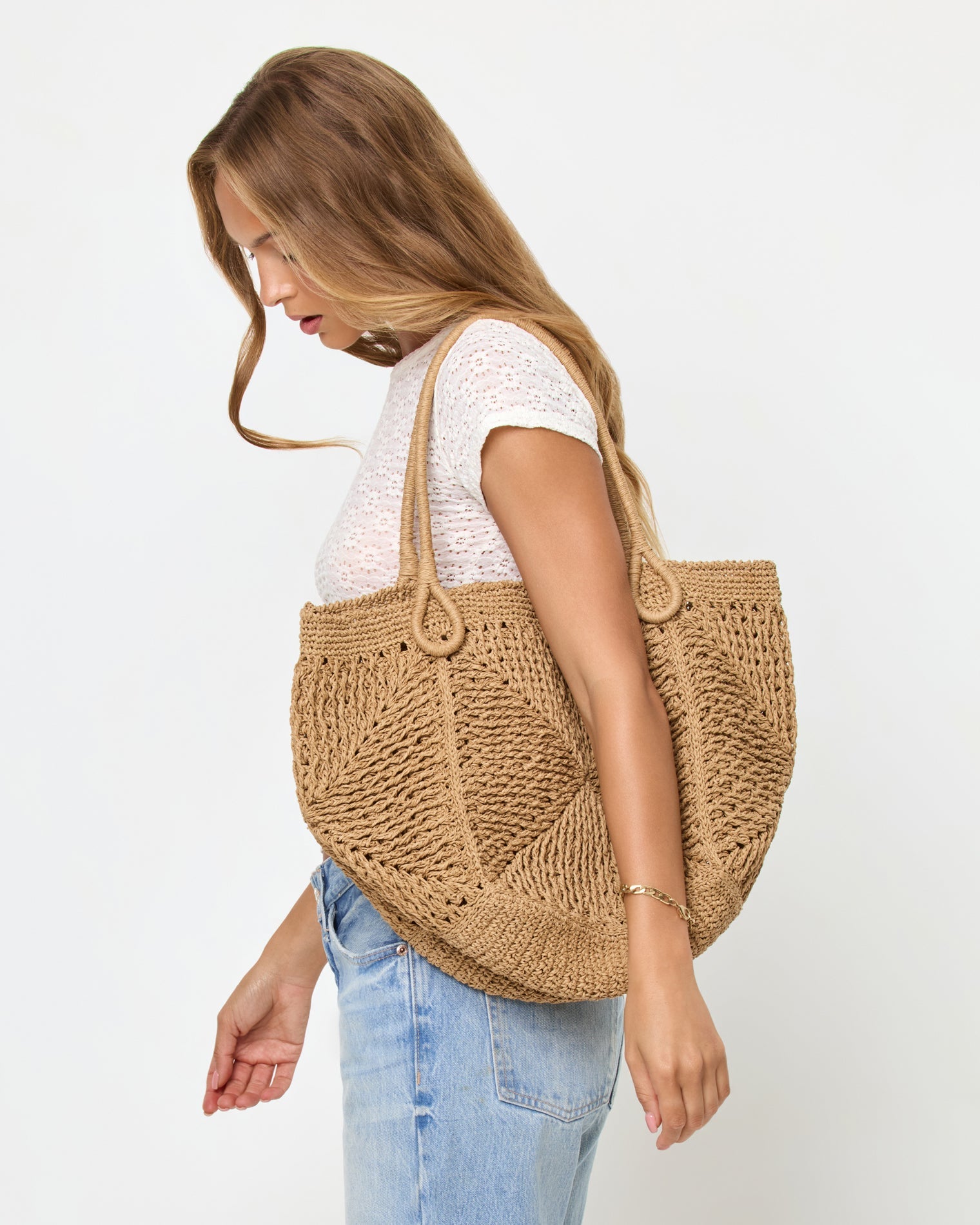 Raffia Beach Bag & Tote - LSPACE Paloma | LSPACE For Sale