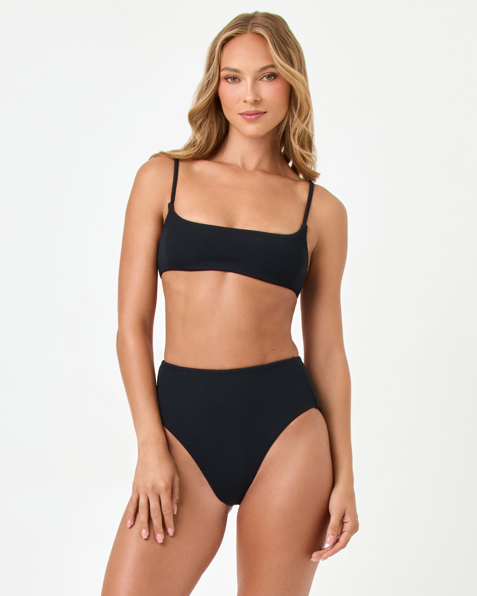 LSPACE Presley Bikini Top - Black | LSPACE Outlet