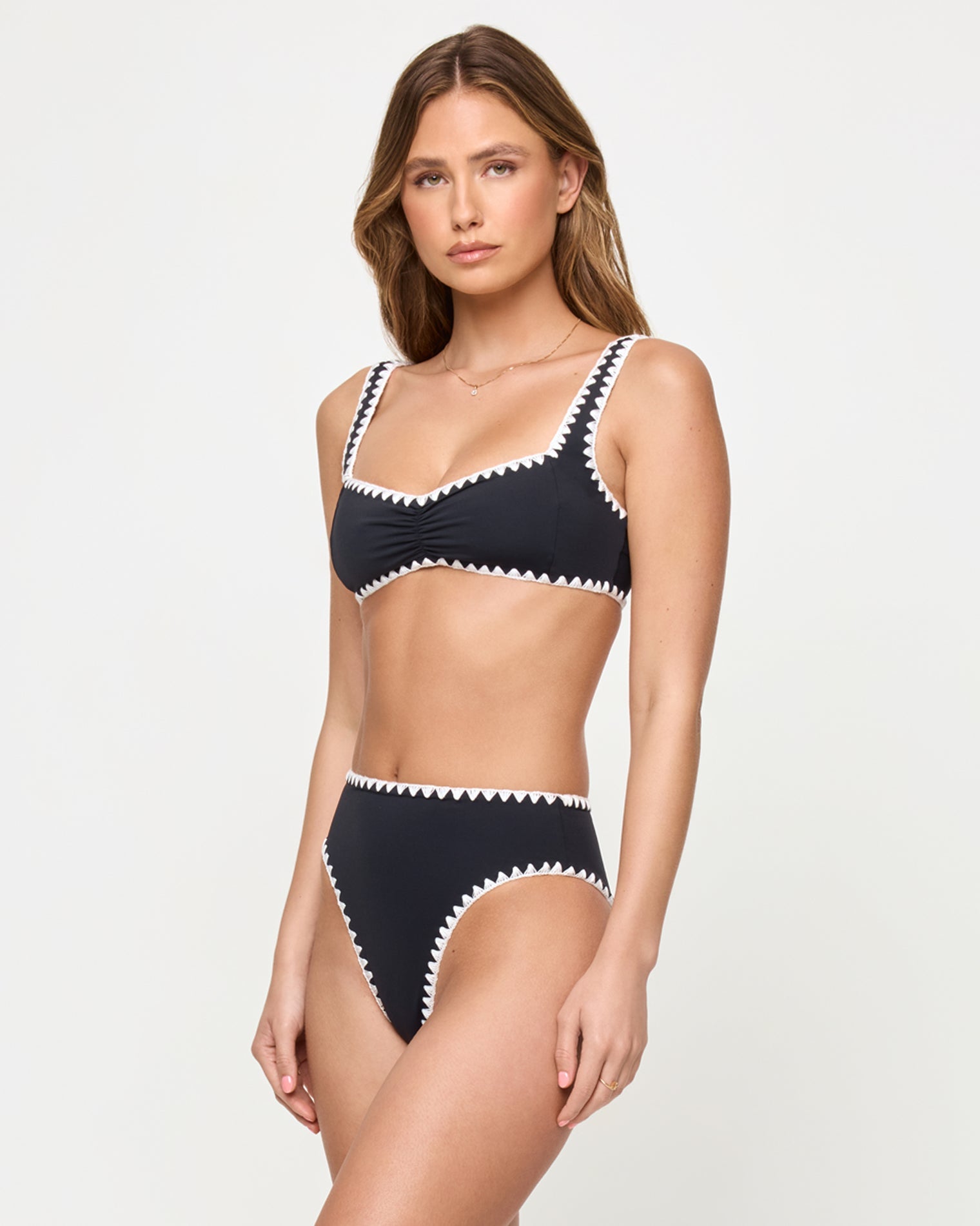 Savannah Bikini Bottom - After Midnight Hibiscus | LSPACE Discount