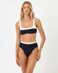 Retro High Waisted Bikini Bottoms - LSPACE Misha | LSPACE US