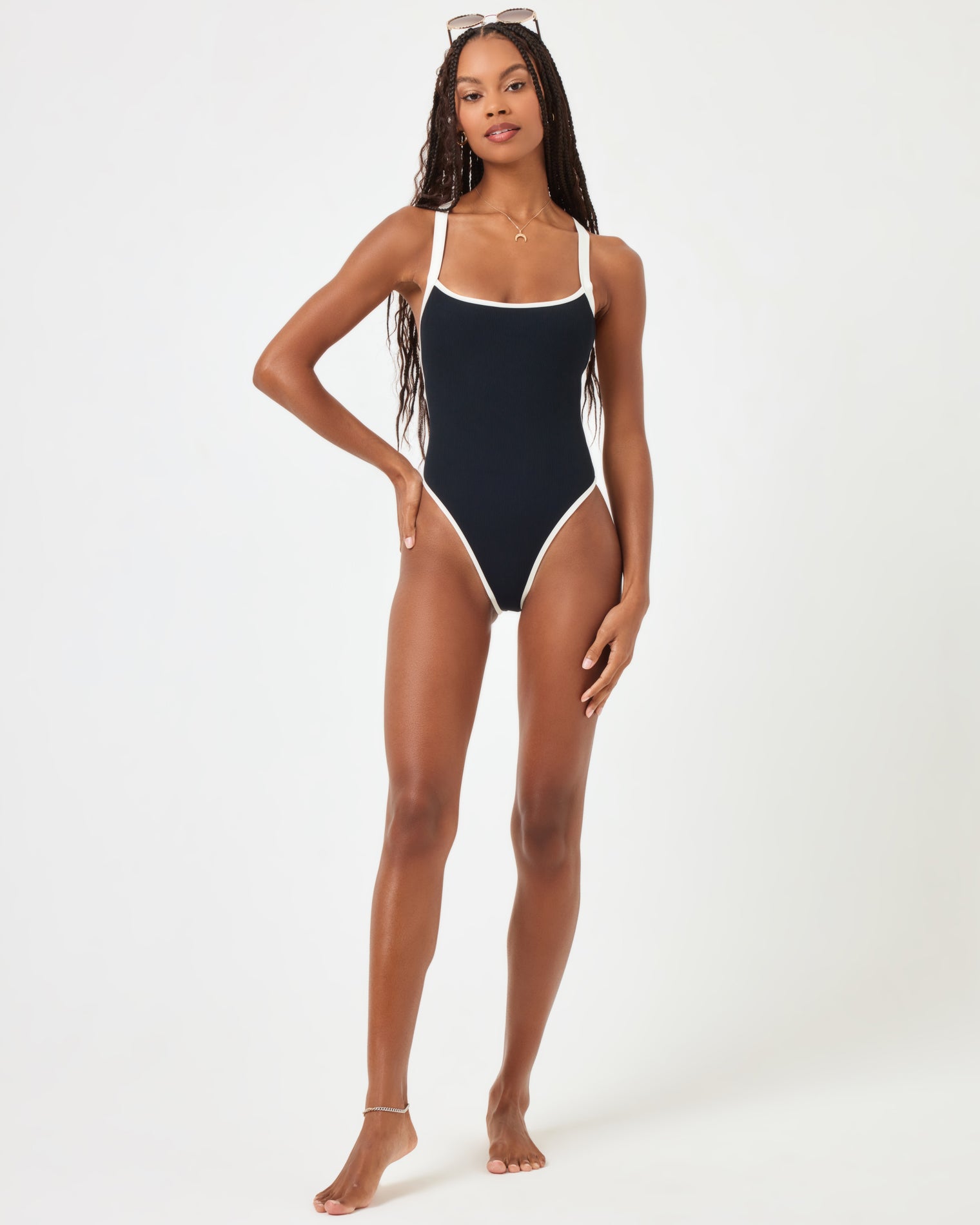 Criss Cross One Piece Swimsuit - LSPACE Baewatch | LSPACE US