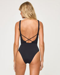 LSPACE Bondi One Piece Swimsuit - Black | LSPACE Outlet