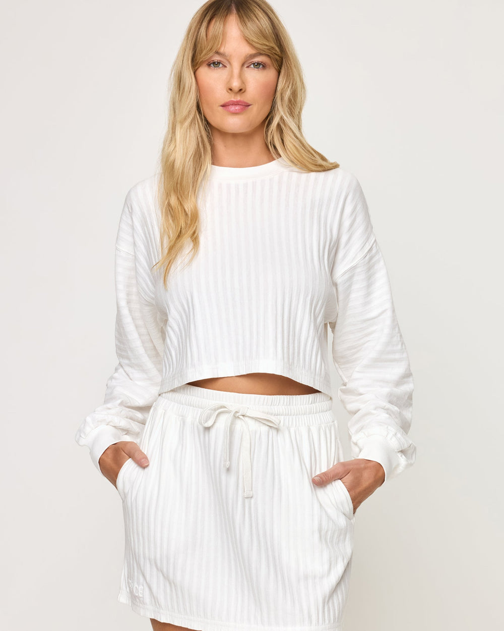 Half Court Skirt - White | LSPACE Online