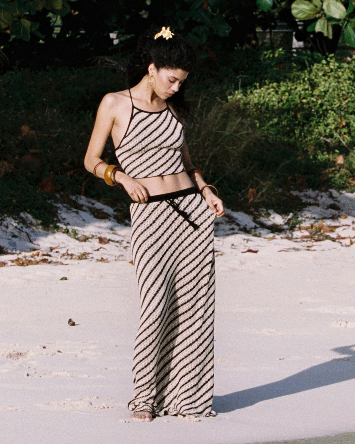 LSPACE La Bianca Top - Tip the Scales Stripe | LSPACE Online