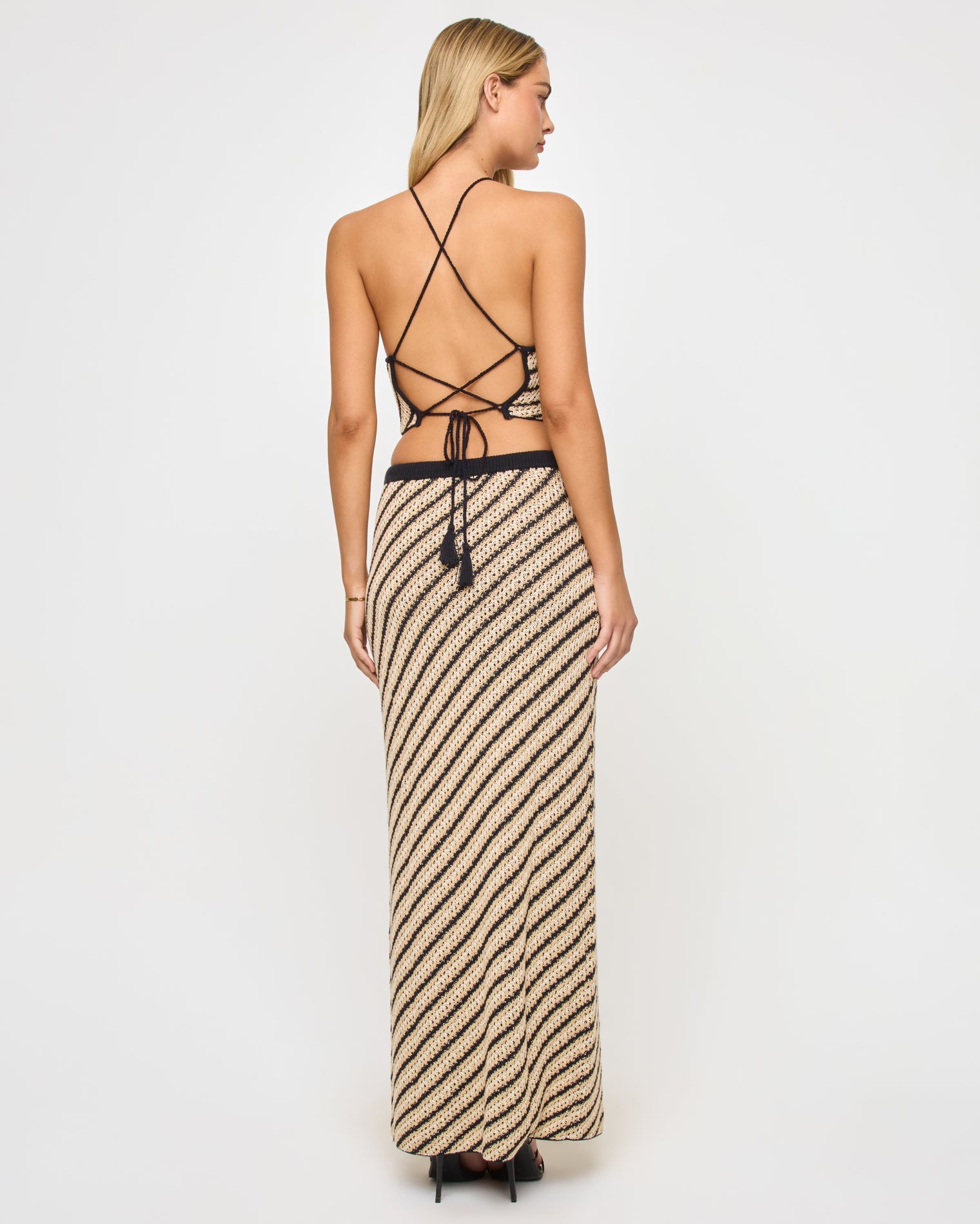 LSPACE La Bianca Top - Tip the Scales Stripe | LSPACE Online