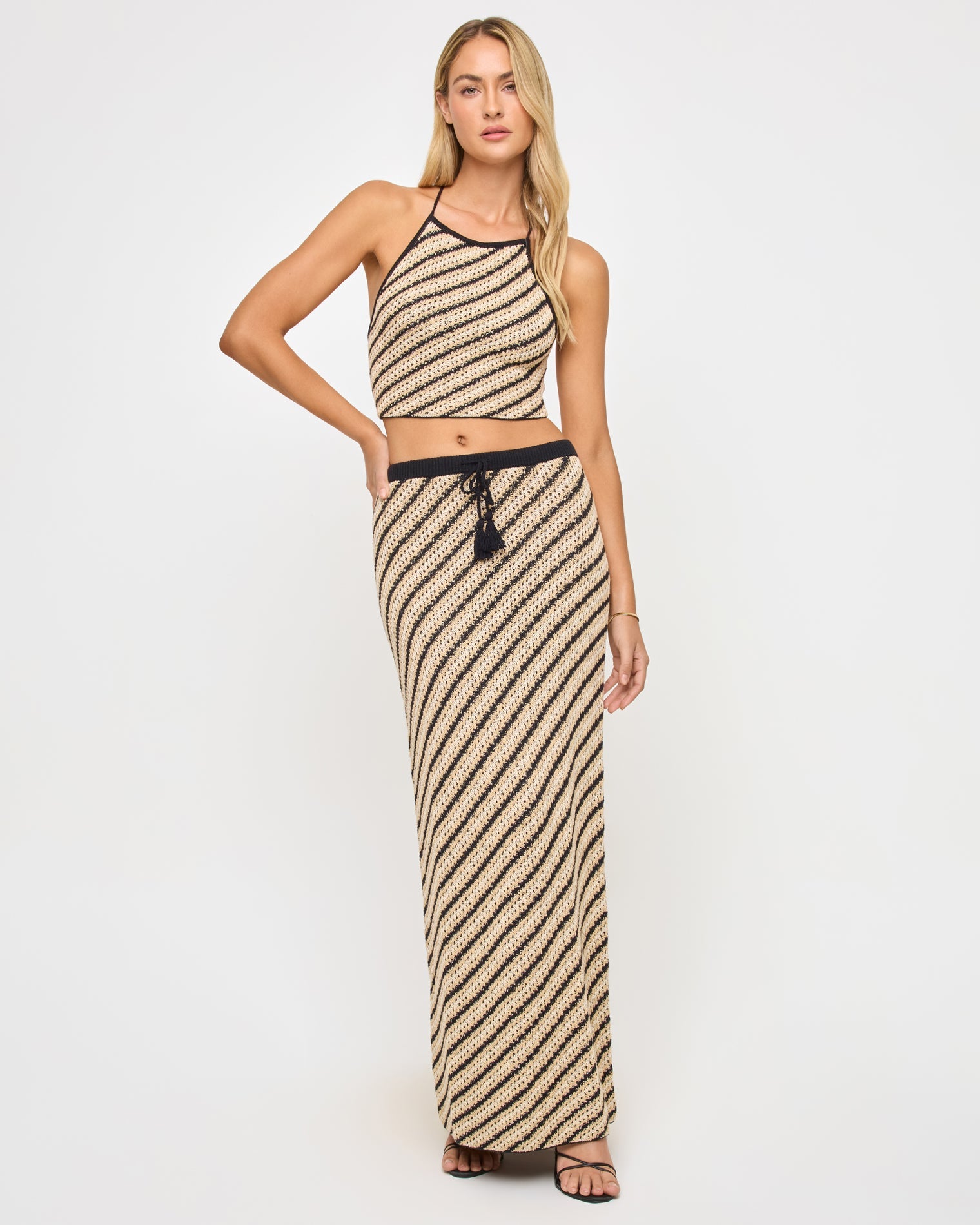 LSPACE La Bianca Skirt - Tip the Scales Stripe | LSPACE Discount