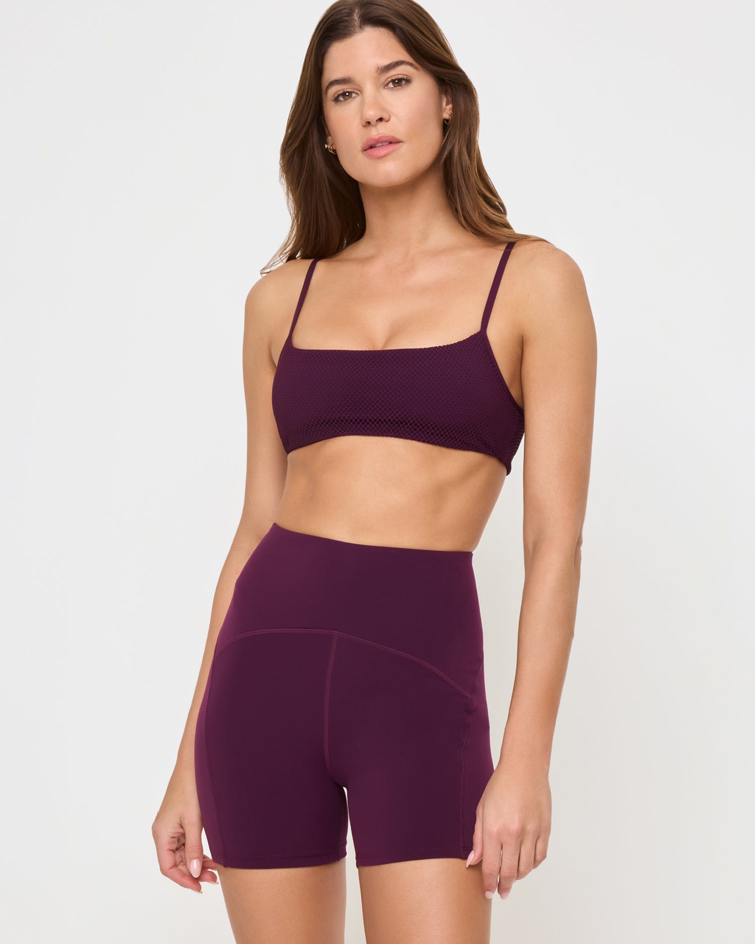 LSPACE Stride Bra - Plum | LSPACE Outlets