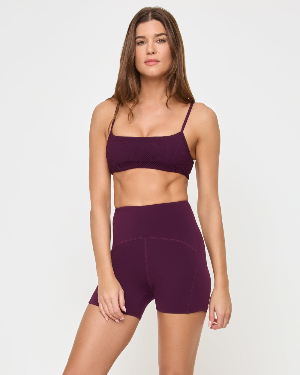 LSPACE Stride Bra - Plum | LSPACE Outlets