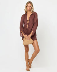 LSPACE Venice Shirt - Cafe | LSPACE Online