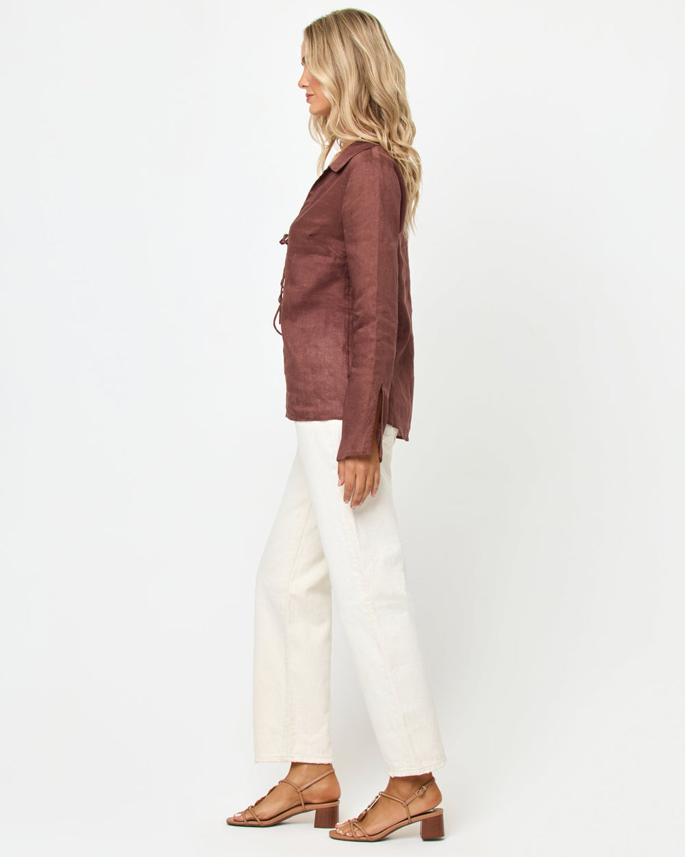 LSPACE Venice Shirt - Cafe | LSPACE Online