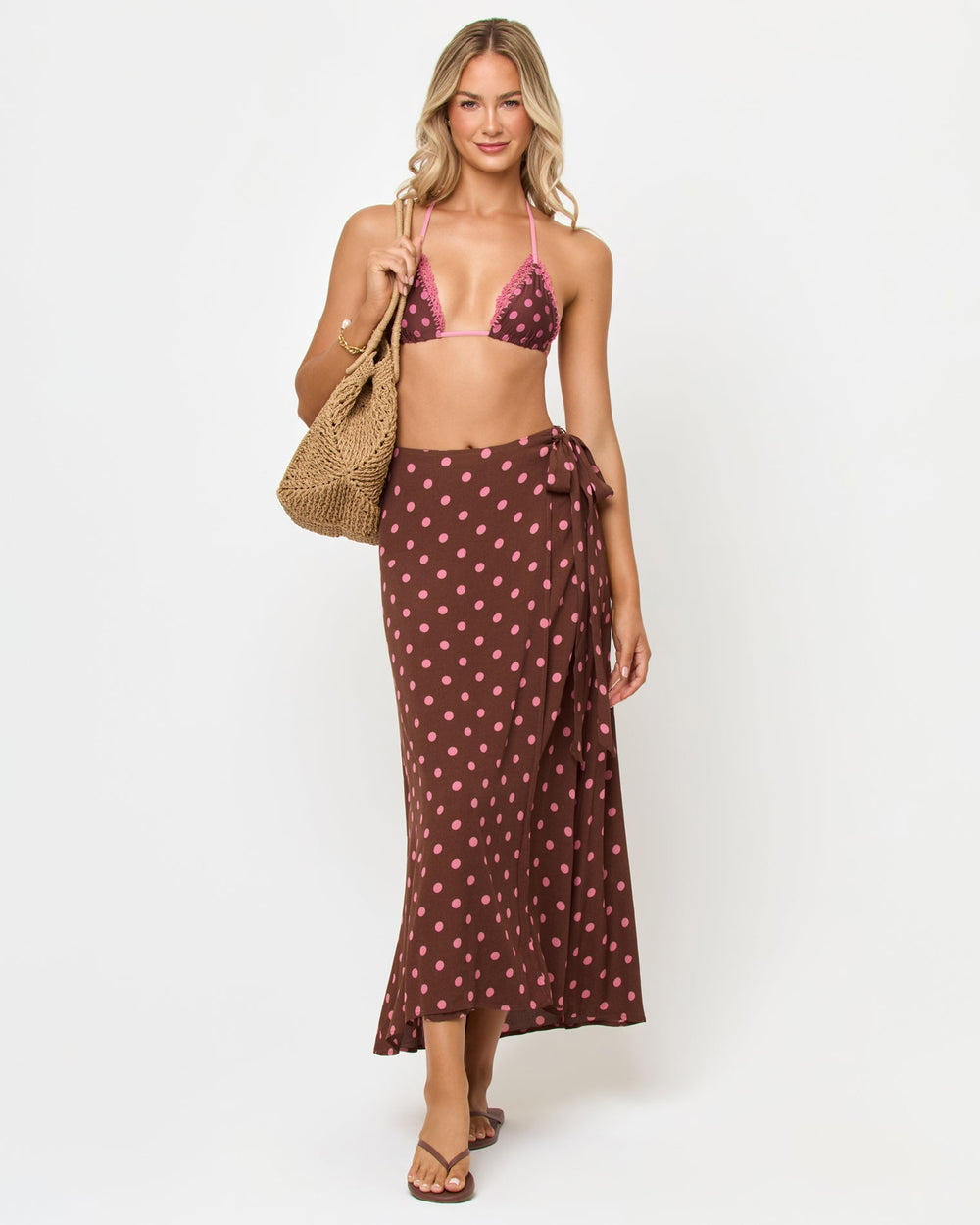 LSPACE Ever Wrap Skirt - Alotta Polka Dot | LSPACE US