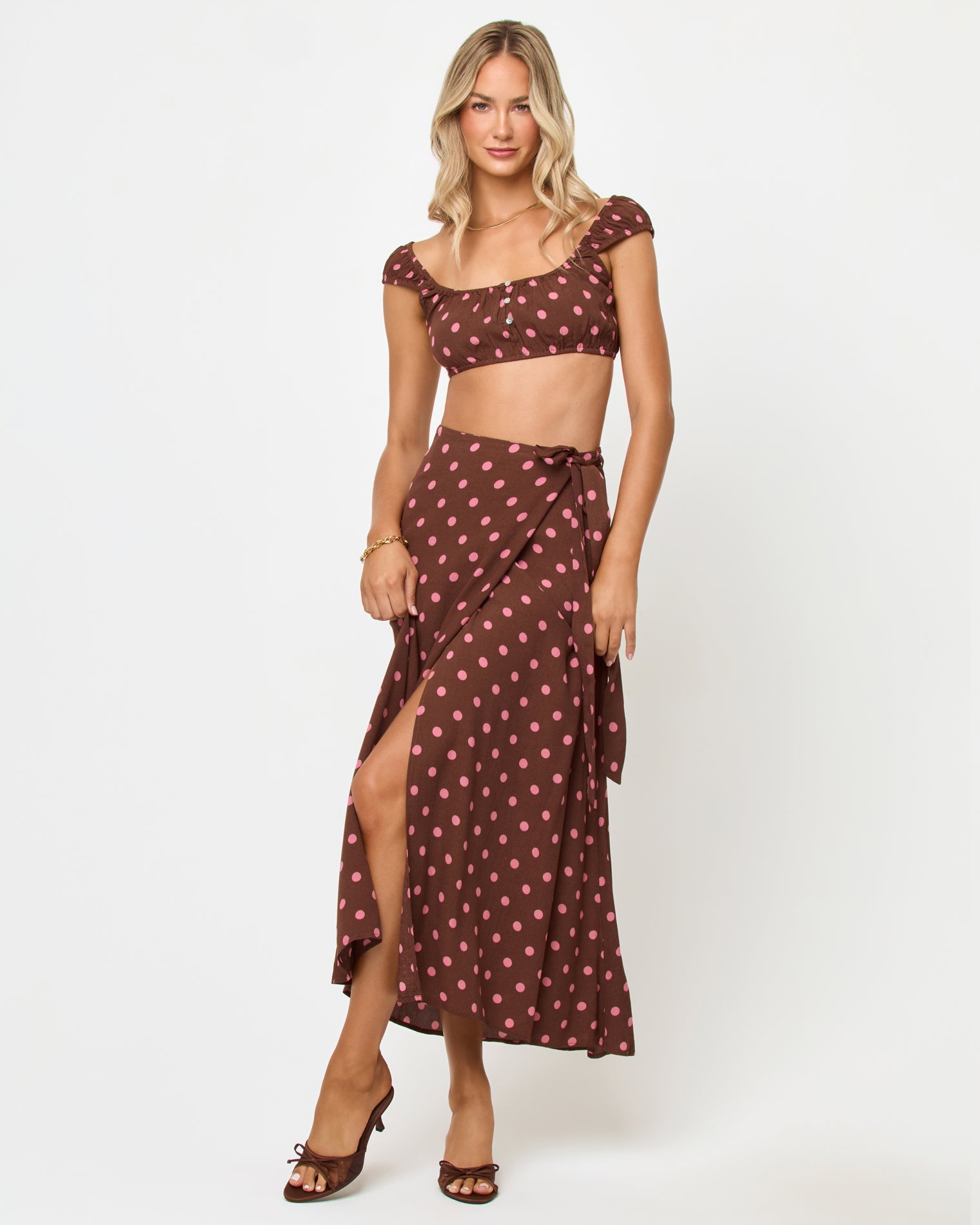 LSPACE Ever Wrap Skirt - Alotta Polka Dot | LSPACE US