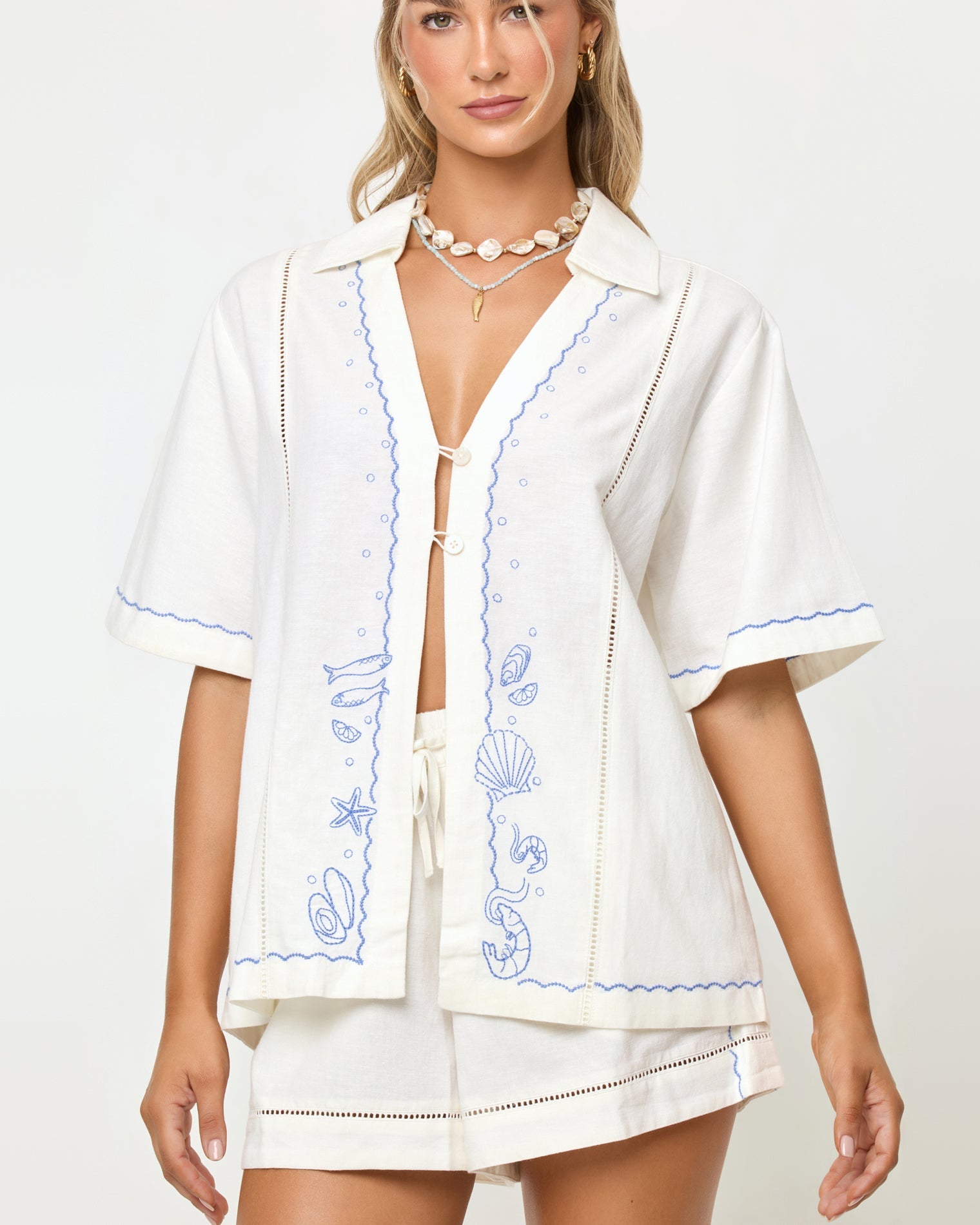 LSPACE La Mer Shirt - Cream | LSPACE Near Me