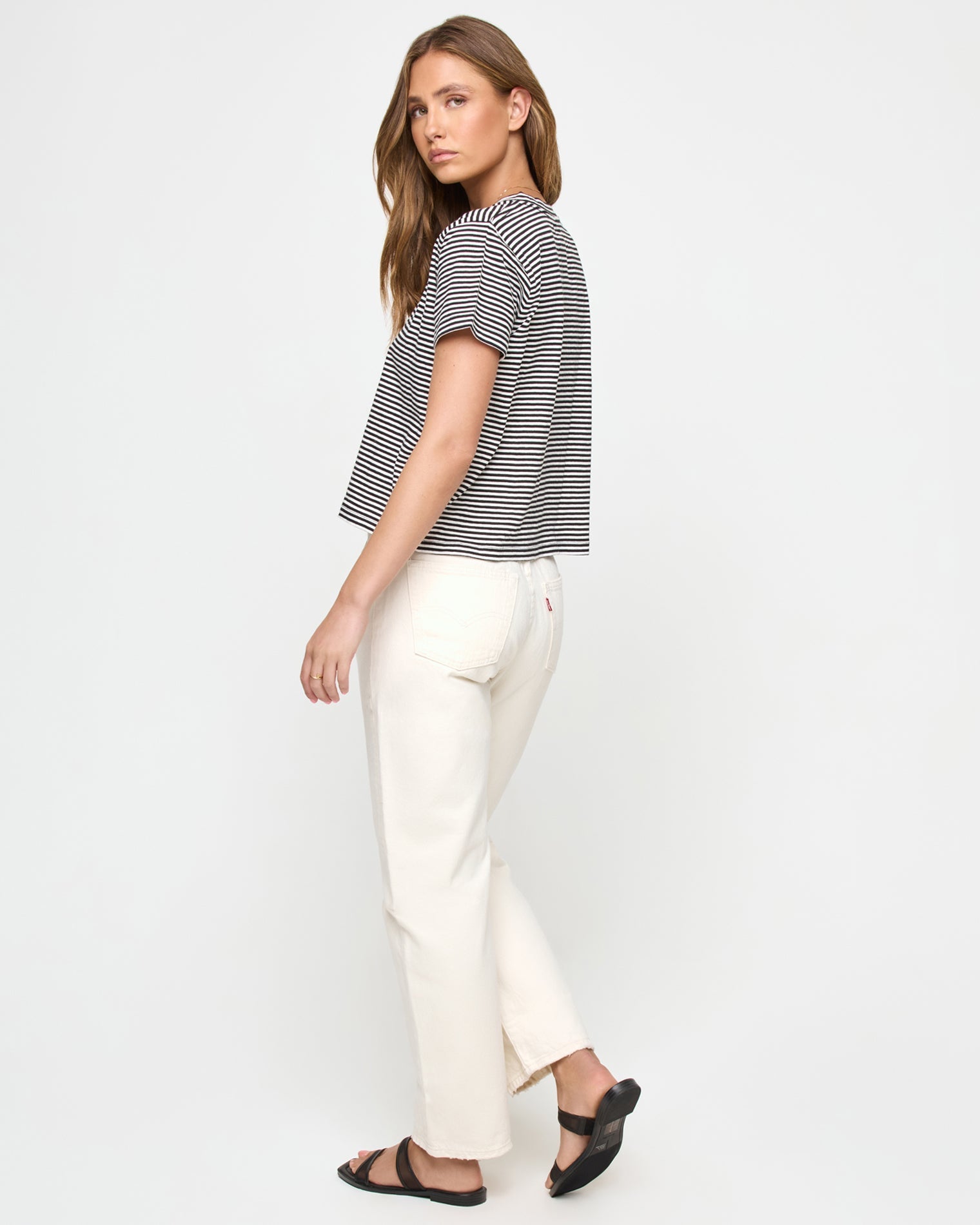 LSPACE All Day Top - Black-Cream | LSPACE Near Me