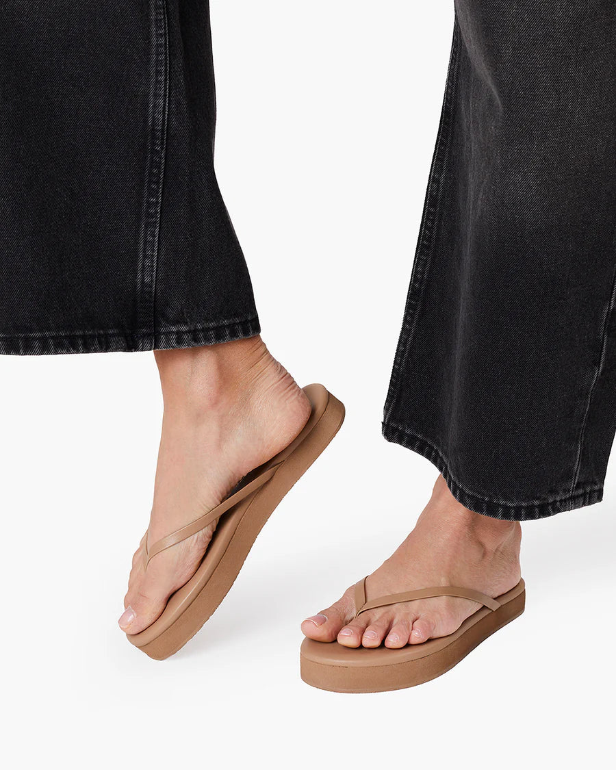 TKEES Lily Platform Sandals - Cocobutter | LSPACE For Sale