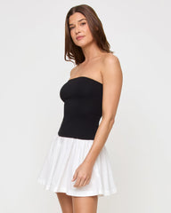LSPACE Sienna Mini Dress - Black-Cream | LSPACE US