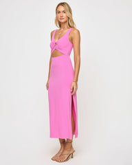 Pink Sleeveless Midi Dress - LSPACE Camille Dress | LSPACE On Sale